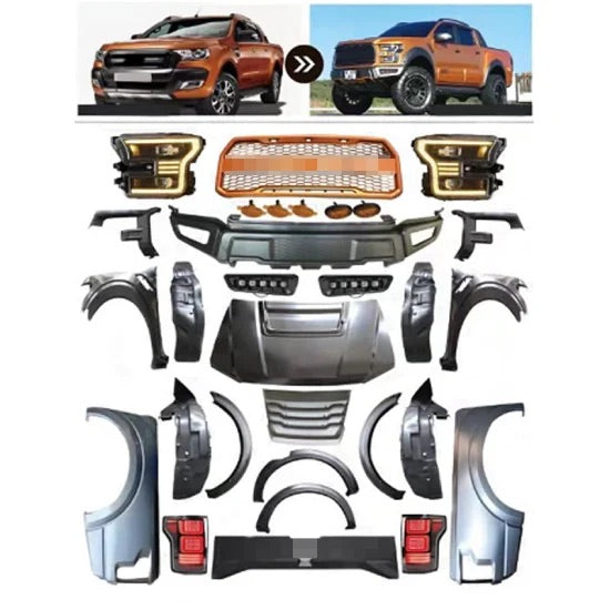 Ford Ranger T6/7/8 to 2019 F150 Raptor conversion body kit