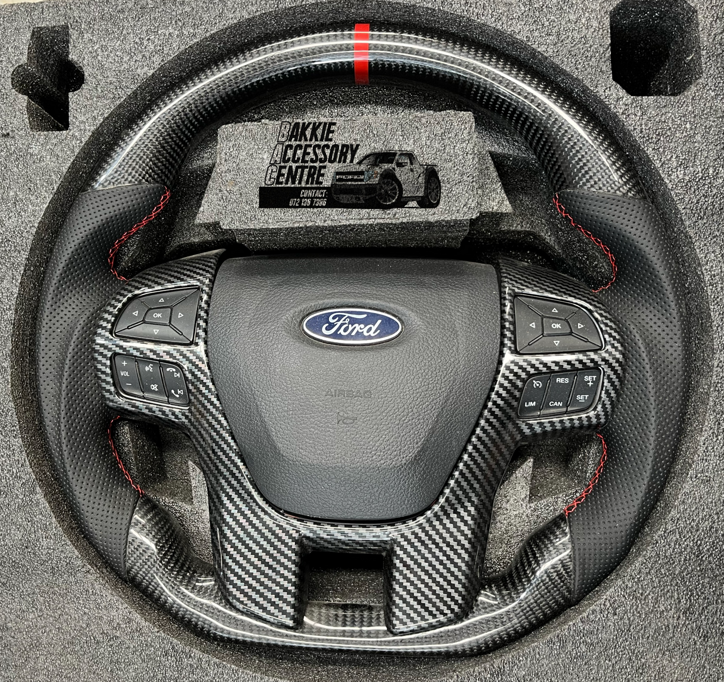 Ford Ranger T7 Carbon fibre steering wheel