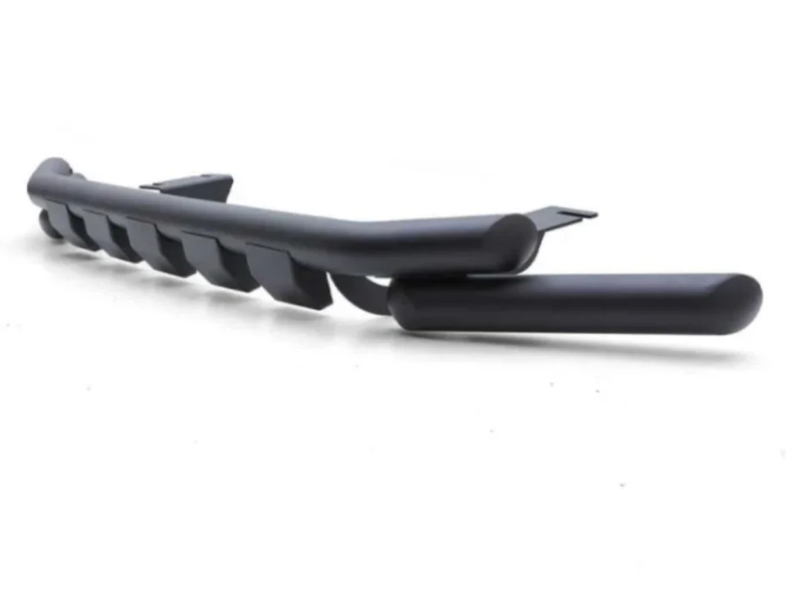 Toyota Hilux & Hilux GR (2016+) Steel Front Bumper Lower Nudge Bar Black