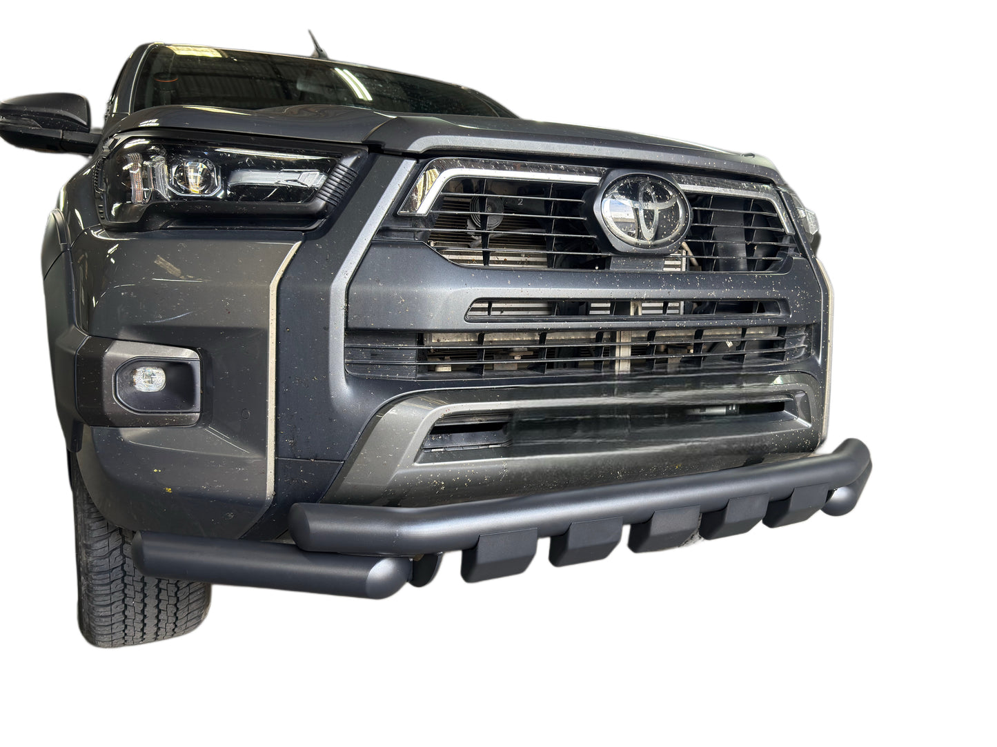 Toyota Hilux & Hilux GR (2016+) Steel Front Bumper Lower Nudge Bar Black