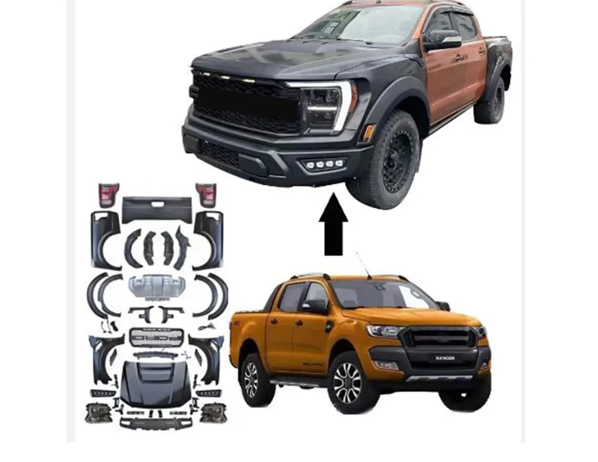 For Ranger 2023 Accessory Ford ranger T6/T7/T8 to 2023 Ford F150 Raptor conversion kit – Bakkie ...